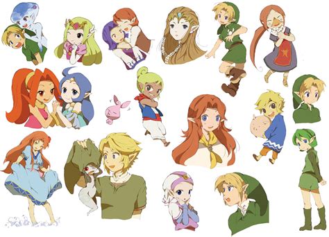 zelda characters|zelda characters list.